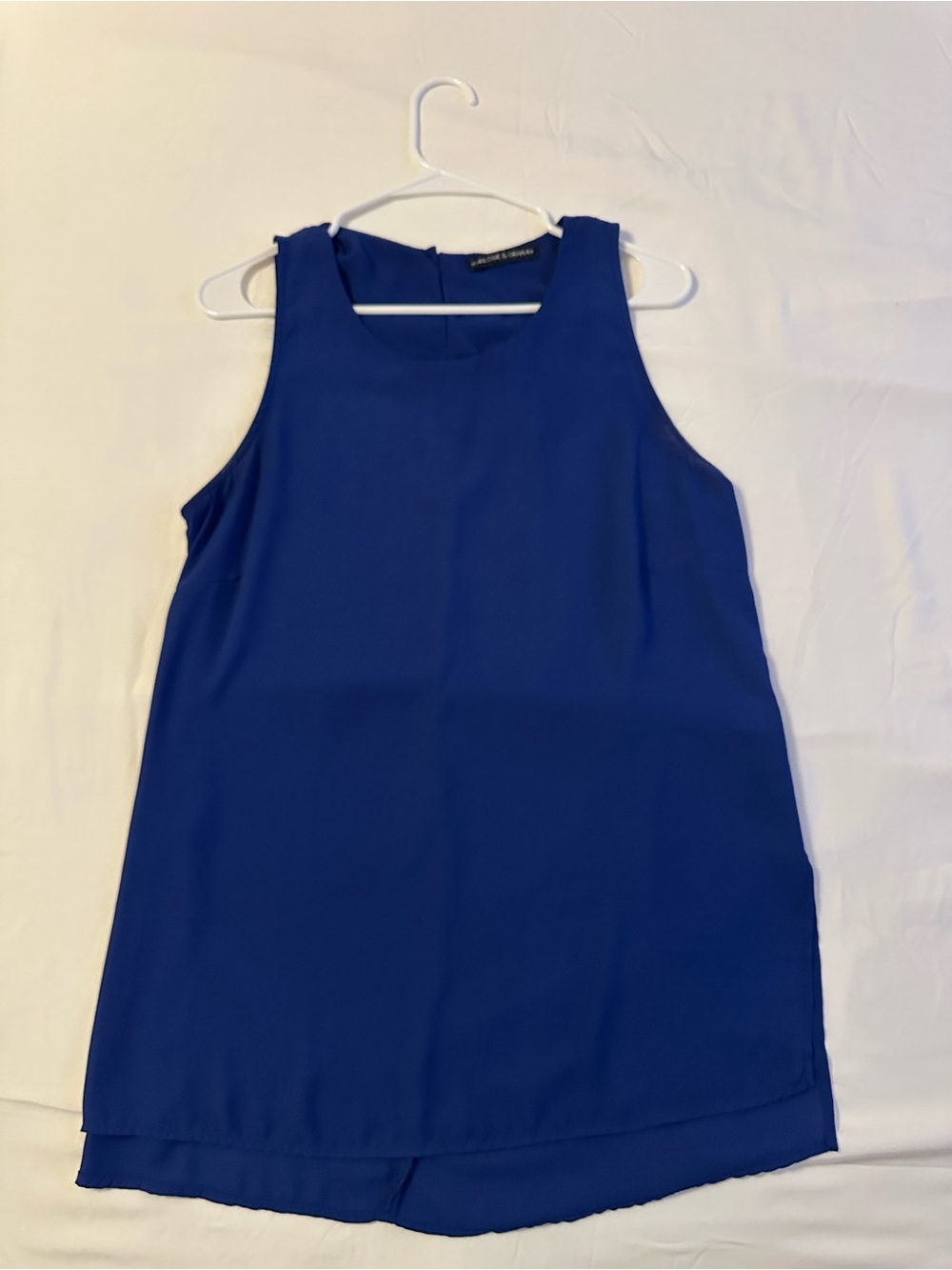 Harlowe & Graham Royal Blue Sleeveless Work Top